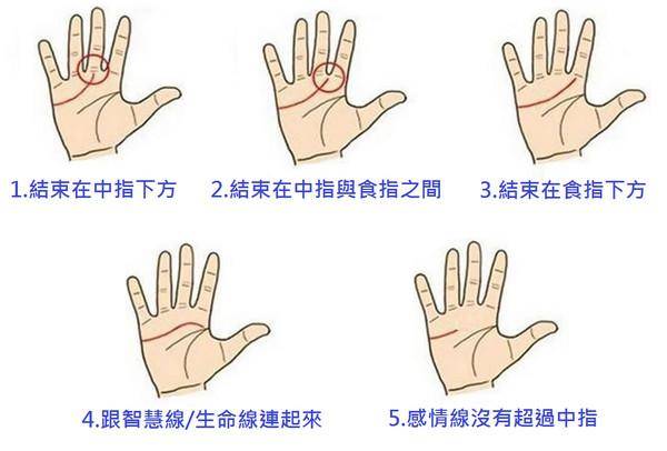 如何從感情線(xiàn)看人的性格與適合從事的職業(yè)
