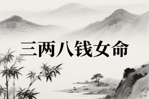 三兩八錢女命詳細(xì)解釋一生