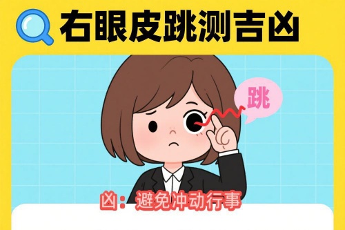 二十四小時右眼跳吉兇預(yù)兆