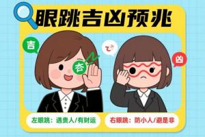 二十四小時(shí)眼跳吉兇預(yù)兆
