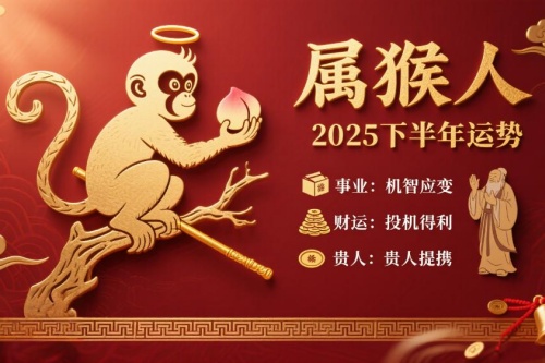 2025年屬猴人下半年運勢如何
