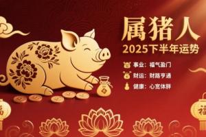2025年屬豬人下半年運(yùn)勢如何
