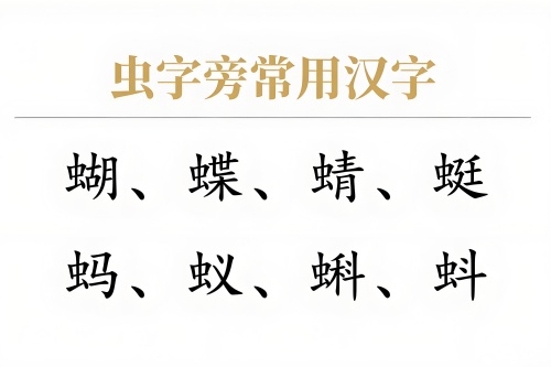 蟲字旁的字有哪些
